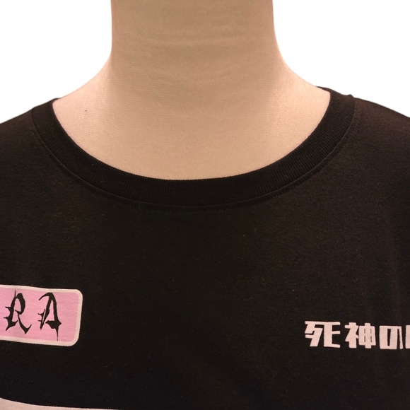 Death Note Amane Black & Pink Long Sleeve Tee Anime/Manga Character Women size M - Picture 4 of 12
